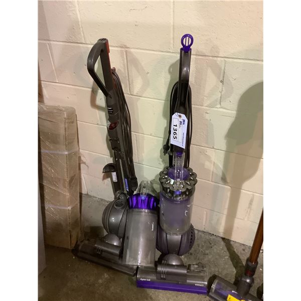 2 DYSON UPRIGHT VACUUMS FOR PARTS OR REPAIR