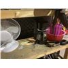 Image 3 : KNIFE SET, PORTABLE FAN, COFFEE MAKER AND MORE