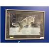 Image 1 : FRAMED AND SIGNED LEP 181/650 BY R. FEHR 1992 TITLED WINTER WOLF
