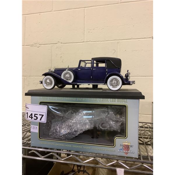 2 COLLECTIBLE MODEL CARS