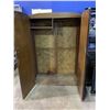 Image 2 : ANTIQUE WALNUT WARDROBE APPROX 47" X 68" X 20"