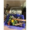 Image 2 : LARGE LOT OF TOOLS, CHAINS, STRAPS, WORKLIGHTS AND MORE