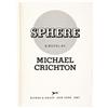 Image 2 : Michael Crichton. Sphere