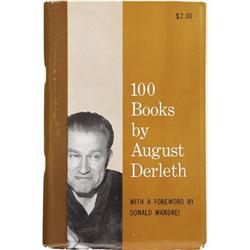 [August Derleth]. 100 Books by August Derleth