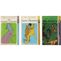Philip Jose Farmer, "Adult Trilogy," Two Signed.
