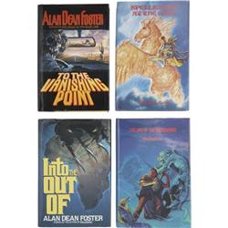 Alan Dean Foster, Four Sci-Fi 1st Eds-2 Signed.