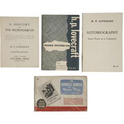 H. P. Lovecraft, Four Publications.