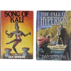 Dan Simmons, Two First Editions, One Signed.