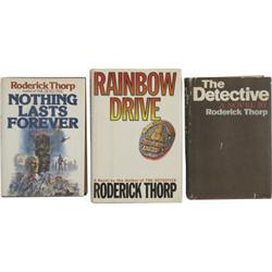 Roderick Thorp, 3 First Editions, 1 Signed.