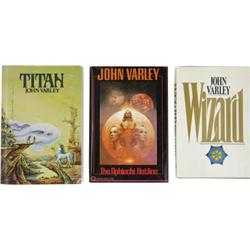 John Varley, Three First Editions.