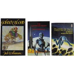 Jack Williamson, 3 First Editions, 1 Signed.