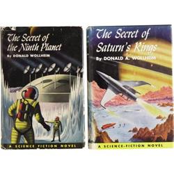 Donald A. Wollheim, Two Sci-Fi First Editions.
