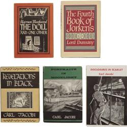 Five Arkham House Short Story Collections.