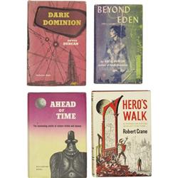 Four Ballantine Sci-fi First Editions.
