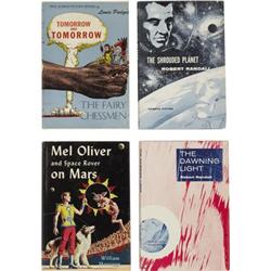 Four Gnome Press Sci-Fi First Editions.