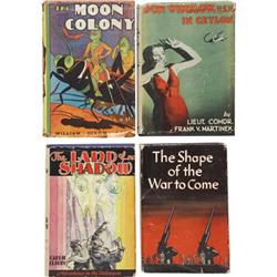 Four Sci-Fi/Adventure First Editions.