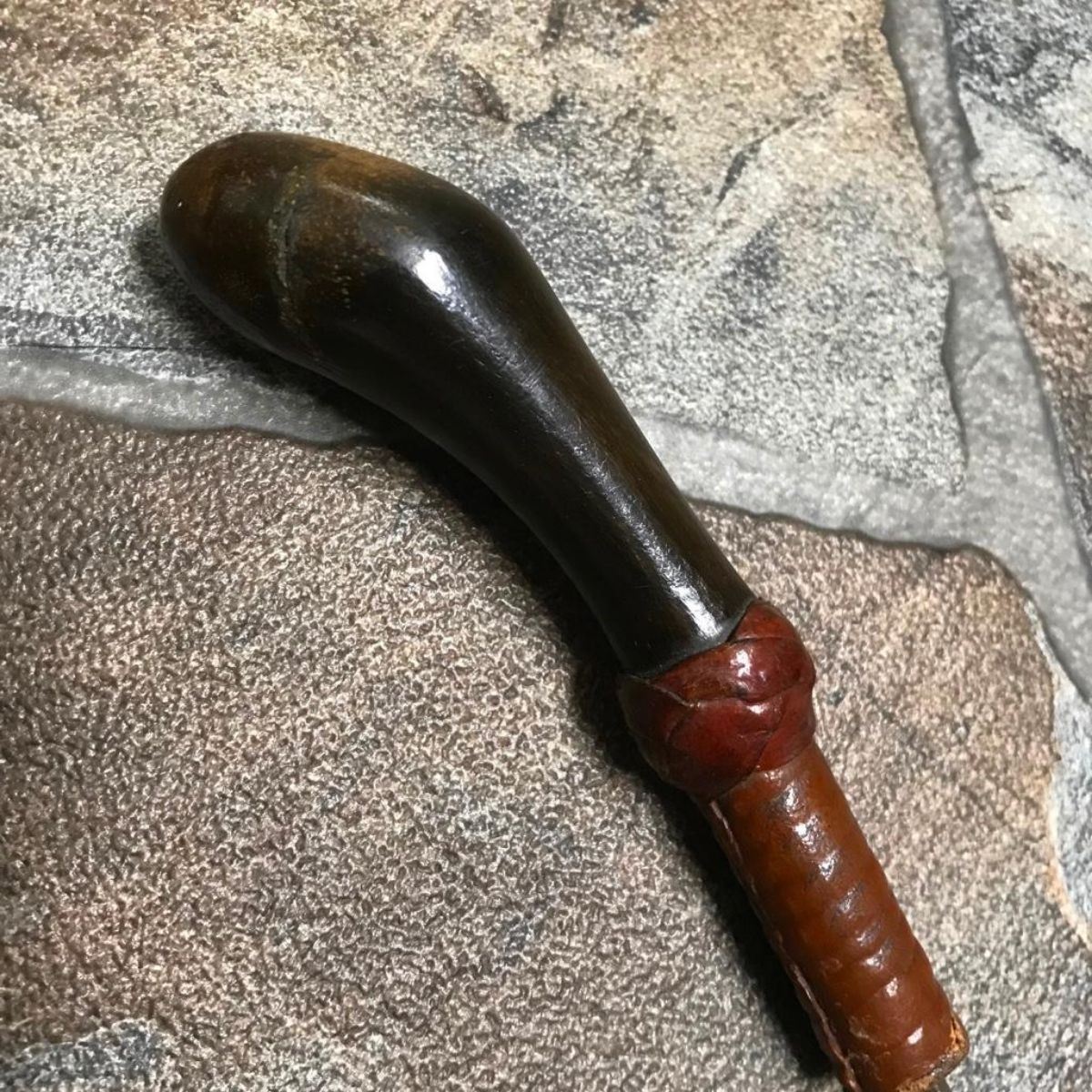 Antique Victorian Woven Riding Crop With Blade