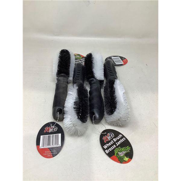 Wipe It Wheel Brush Lot Of 4