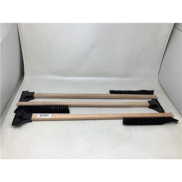 Car Brush With Ice Scraper Lot Of 3