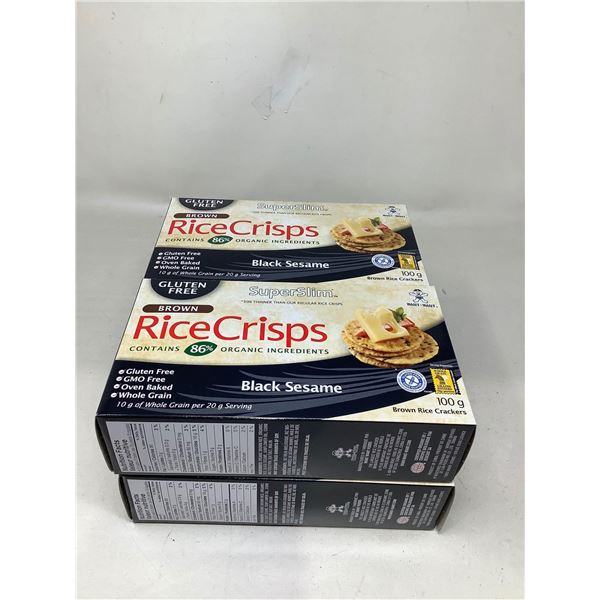 Rice Crisps Black Sesame (4 X 100G)