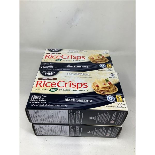Rice Crisps Black Sesame (4 X 100G)