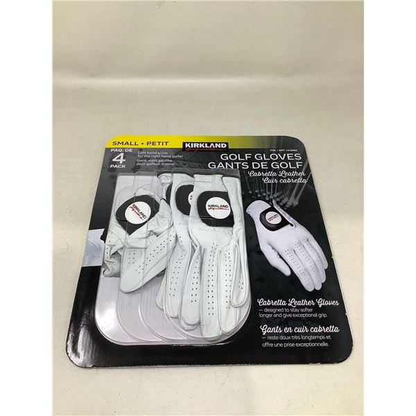 Kirkland Golf Gloves 4 Pack Size S For Right Hand Golfers