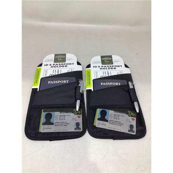 Travelon ID & Passport Holder Lot Of 2