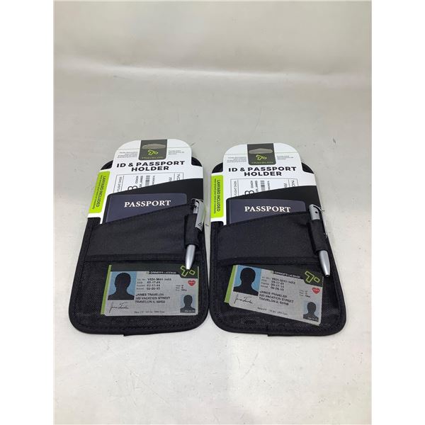 Travelon ID & Passport Holder Lot Of 2
