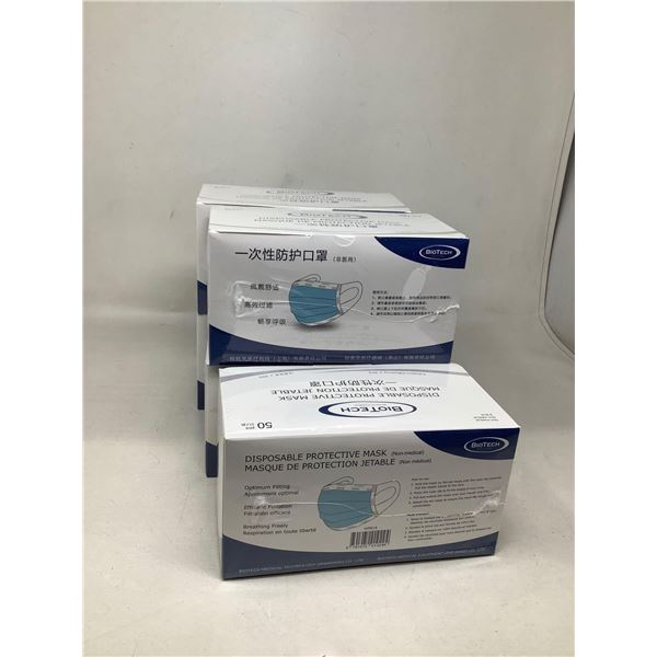 Disposable Protective Masks (Non-Medical) (5 X 50 Masks)
