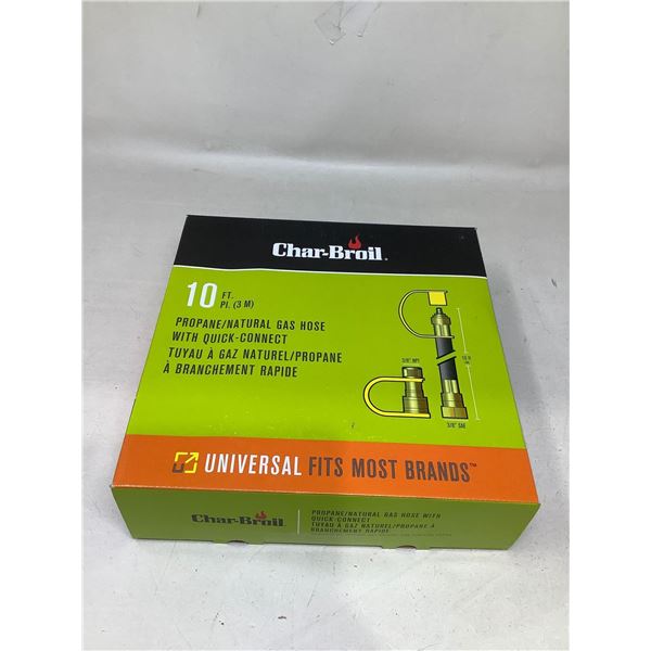 Char-Broil 10' Propane/Natural Gas Hose