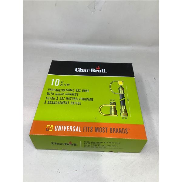 Char-Broil 10' Propane/Natural Gas Hose