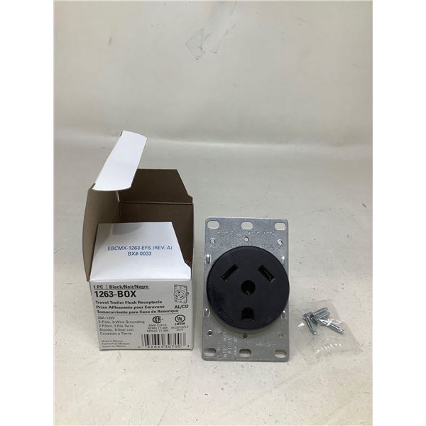 Travel Trailer Flush Receptacle