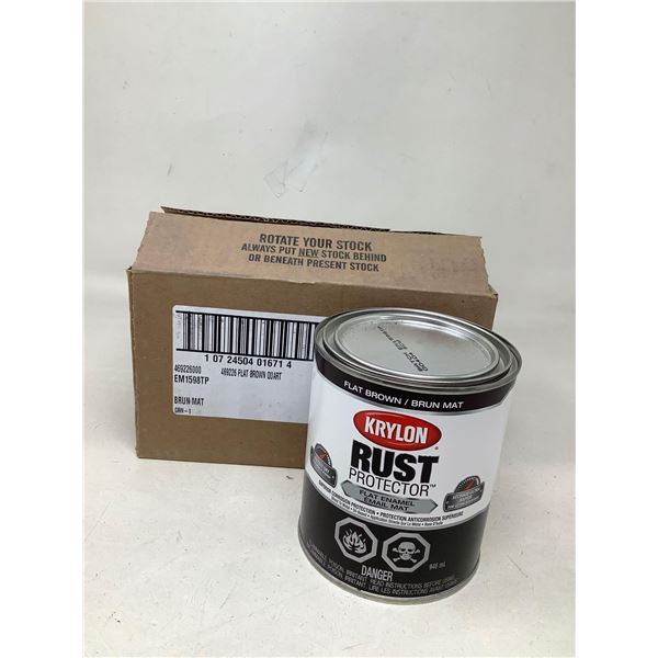 Krylon Rust Protector Flat Brown (2 X 946ML)