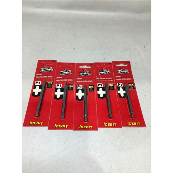 Vermont American Power Bit Lot Of 5
