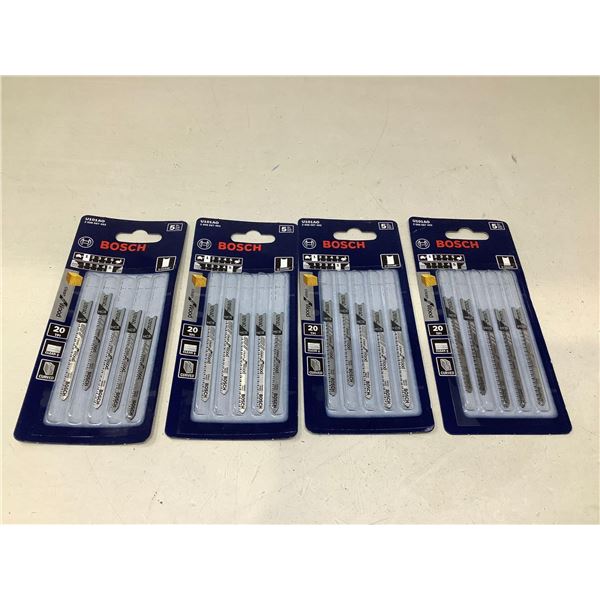 Bosch 5 Piece U-Shank Saw Heads Lot Of 4