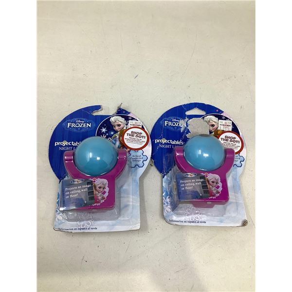Disney Frozen Projectable Night Light Lot Of 2