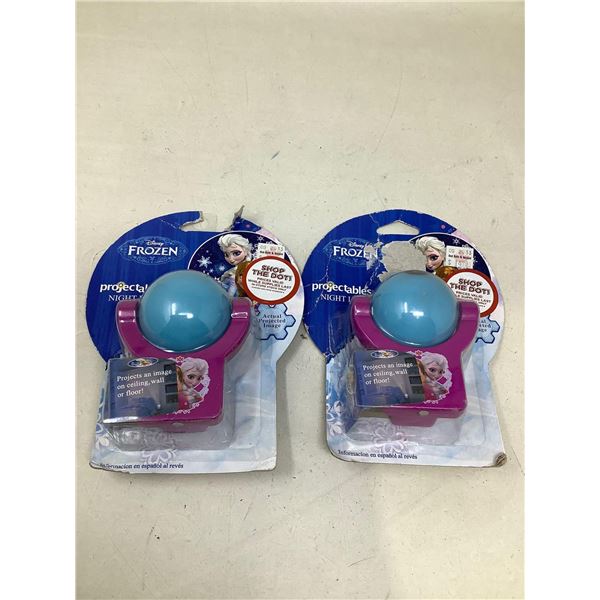 Disney Frozen Projectable Night Light Lot Of 2