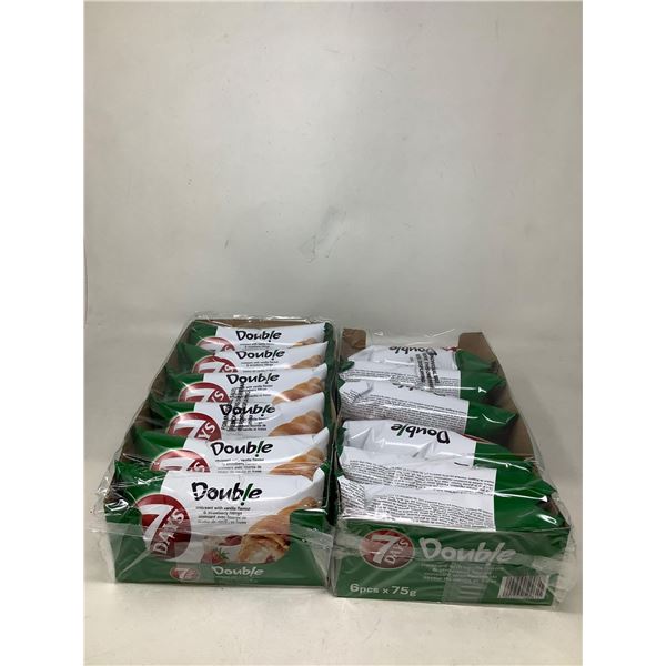 7 Days Double Croissant W/Vanilla Flavour & Strawberry Fillings Lot Of 2