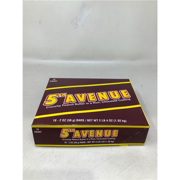 5th Avenue Crunchy Peanut Butter In A Rich Chocolate Coating (18 X 56G)