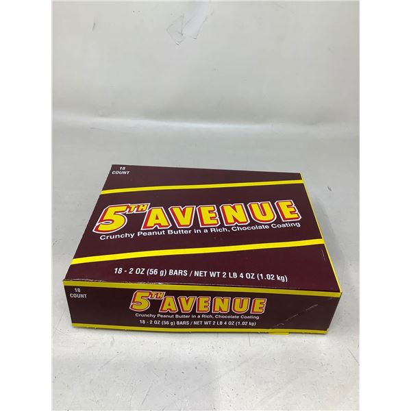 5th Avenue Crunchy Peanut Butter In A Rich Chocolate Coating (18 X 56G)