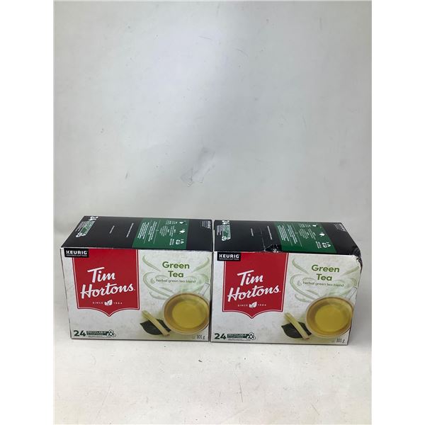 Tim Hortons 24 K-Cup Pods Green Tea (2 X 24)
