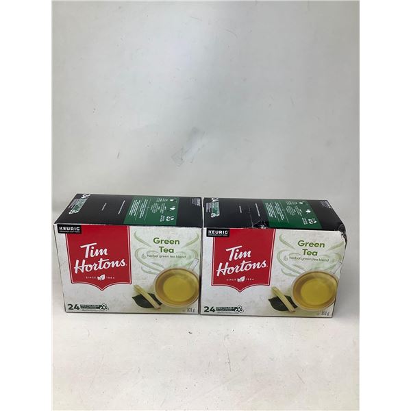 Tim Hortons 24 K-Cup Pods Green Tea (2 X 24)