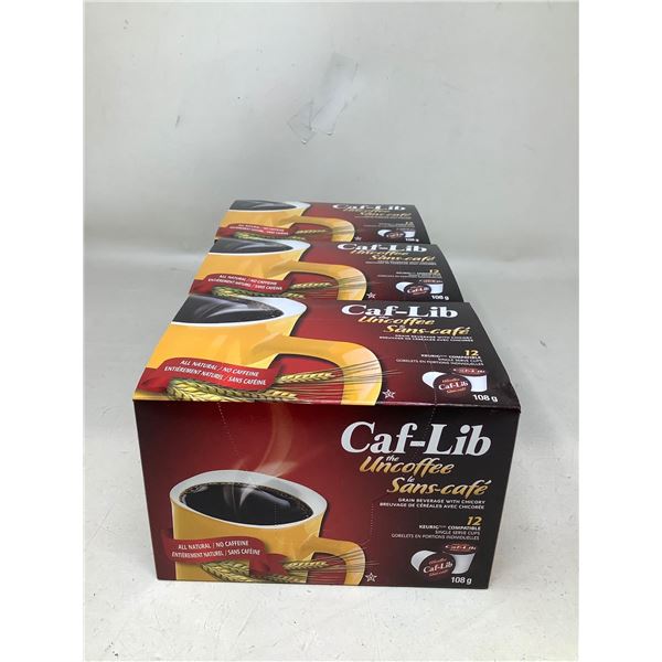 Caf-Lib The Uncoffee Keurig Compatible (3 X 108G)