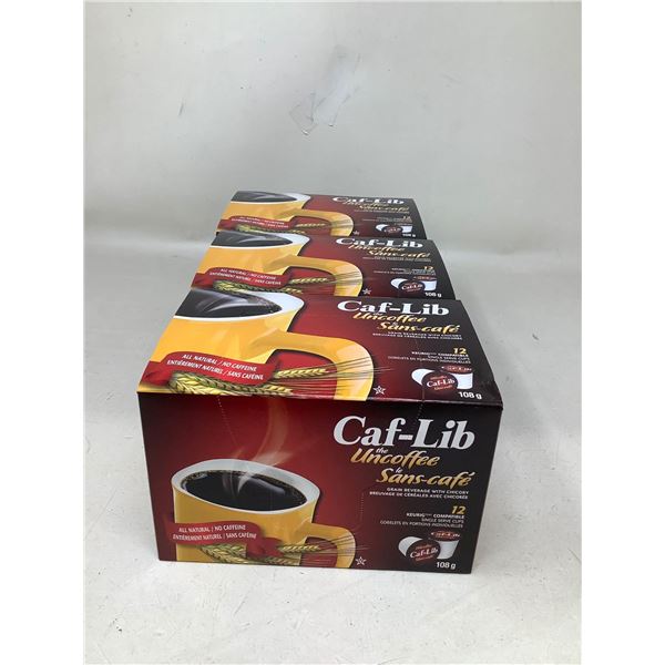 Caf-Lib The Uncoffee Keurig Compatible (3 X 108G)