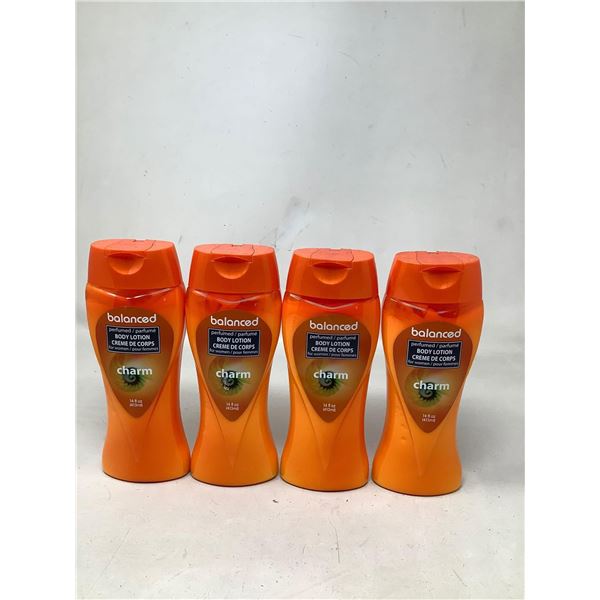 Balanced Perfumed Body Lotion Charm (4 X 413ML)