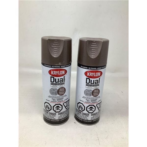 Krylon Dual Superbond Spray Paint (Brown)