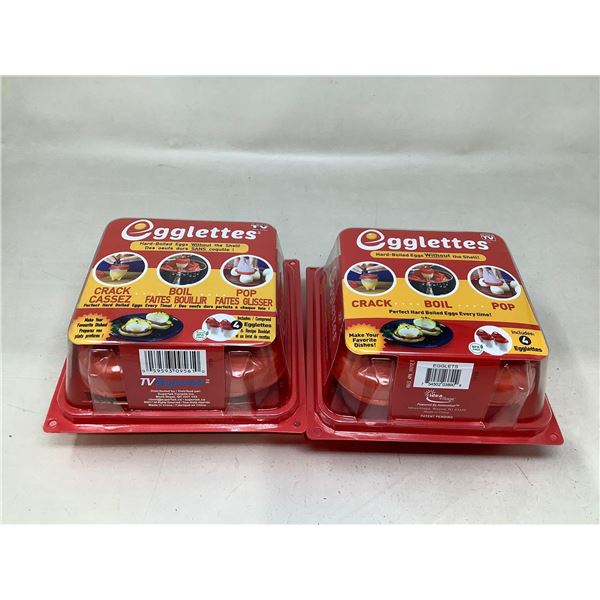 Egglettes Hard-Boiled Eggs Without A Shell Lot Of 2