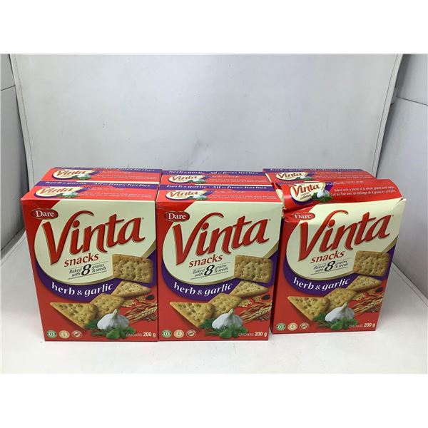 Vinta Snacks Herb & Garlic (6 X 200G)
