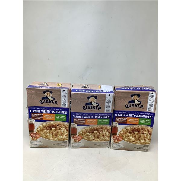 Quakers 3 Flavour Variety Oatmeal Package (3 X 314G)
