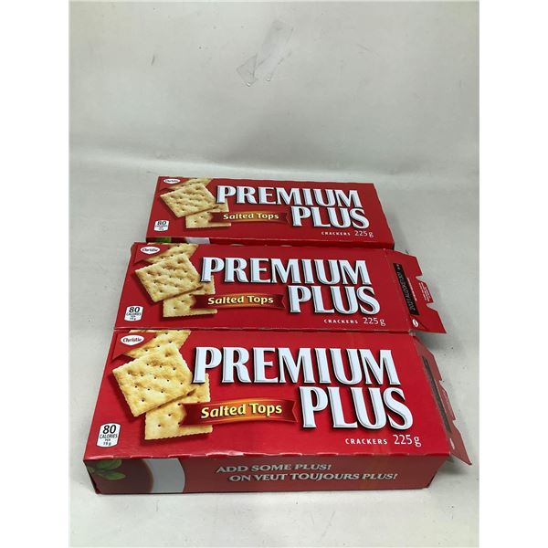 Premium Plus Salted Top Crackers (3 X 225G)